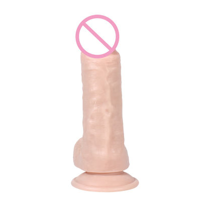 Carne Pênis Homem Realista Dildo 17,5 X 3,5cm Mulheres Adultas Brinquedos Sexuais Líquido Macio Silicone