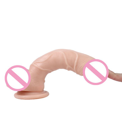 Pvc Penis Homem Realista Dildo Líquido Silício Dildo Impermeável CE