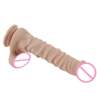 350g 215mm Espessos Mulheres Dildo Líquido Silicone Extra Macio Dildo Borracha Brinquedos Sexuais