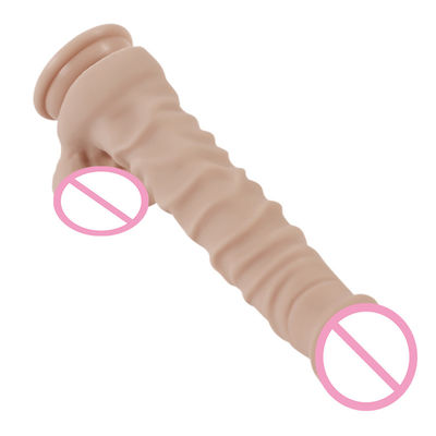 350g 215mm Espessos Mulheres Dildo Líquido Silicone Extra Macio Dildo Borracha Brinquedos Sexuais