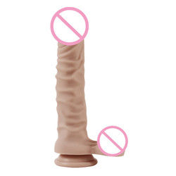 350g 215mm Espessos Mulheres Dildo Líquido Silicone Extra Macio Dildo Borracha Brinquedos Sexuais