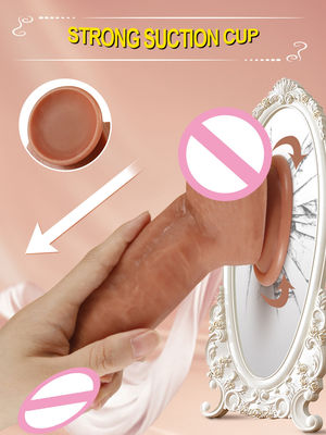 Homem impermeável Realista Dildo Líquido Suave Silicone Borracha Pênis Mulheres Dildo