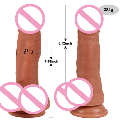 Homem impermeável Realista Dildo Líquido Suave Silicone Borracha Pênis Mulheres Dildo