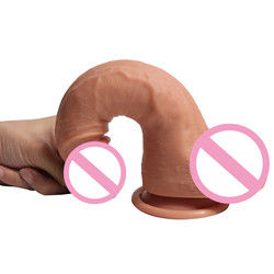 Homem 14 X 4cm Jogos de Pênis Realistas Líquido Macio Silicone Falsos Jogos de Sexo de Pênis Realistas