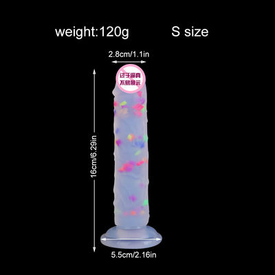 21.5 X 4cm Dildo Realista de Borracha Pênis Artificial Anal Masculino Líquido Macio Silicone