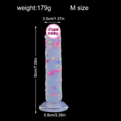 21.5 X 4cm Dildo Realista de Borracha Pênis Artificial Anal Masculino Líquido Macio Silicone