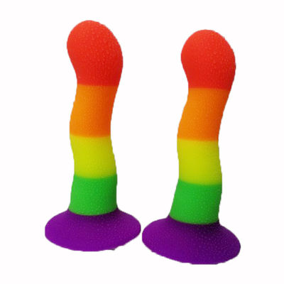 Dildo de silicone de borracha impermeável de silicone líquido de 18 x 4 cm enorme realista