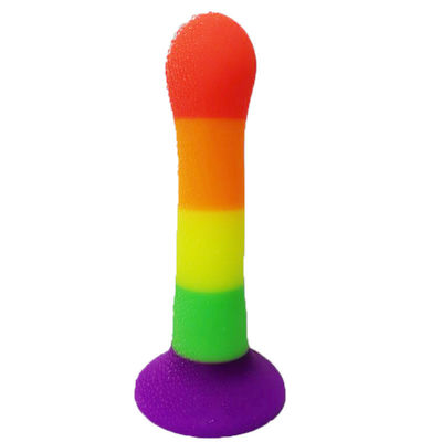 Dildo de silicone de borracha impermeável de silicone líquido de 18 x 4 cm enorme realista