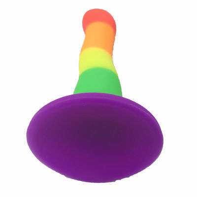 Dildo de silicone de borracha impermeável de silicone líquido de 18 x 4 cm enorme realista