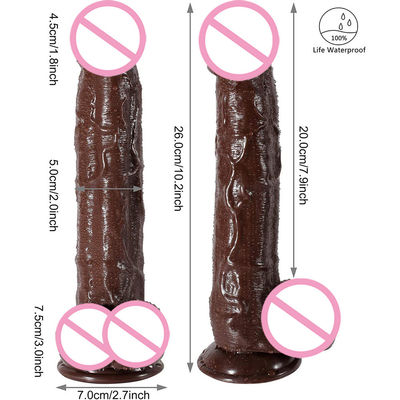 10 polegadas Xxl Realista Dildo Duplo Dildo Custom Gummy Real Feel Big Dog Cock