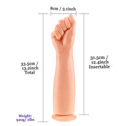 Dildos de mão de borracha de PVC Tentáculos Brinquedos sexuais