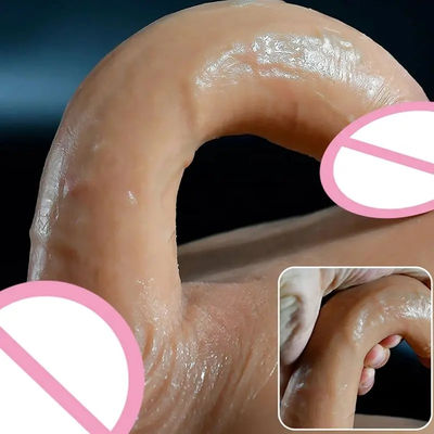 Homens roupa interior Homem Penis Artificial Faixa Em Dildo Calcinha Oca Sólido 820g