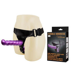 498g Duplo Dildo Realista Cinturão Em Dildo Com Cinturão de Bondage Harness
