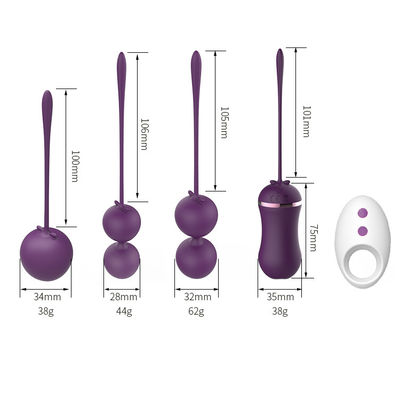 Faixa em Faixa Kegel Exercício de Bola Vagina Kegel Controle Remoto Com App