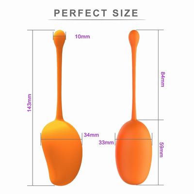 Vibrator de bola de Kegel de silicone Vibrator de vagina anal de bola de aperto de Kegel