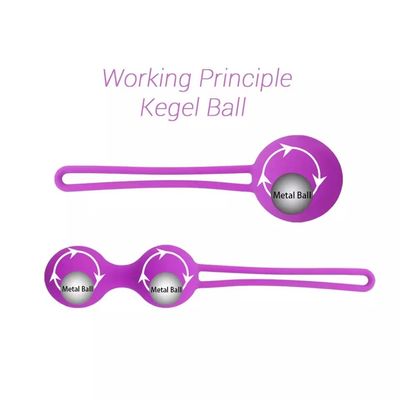 Balança de Kegel de aperto Vibrator de silicone Exercício Vagina Pesos de Kegel Para Mulheres