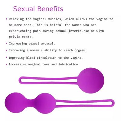 Balança de Kegel de aperto Vibrator de silicone Exercício Vagina Pesos de Kegel Para Mulheres