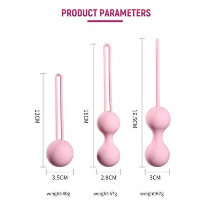 Balança de Kegel de aperto Vibrator de silicone Exercício Vagina Pesos de Kegel Para Mulheres