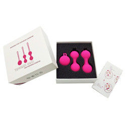 Balança de Kegel de aperto Vibrator de silicone Exercício Vagina Pesos de Kegel Para Mulheres