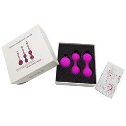 Balança de Kegel de aperto Vibrator de silicone Exercício Vagina Pesos de Kegel Para Mulheres