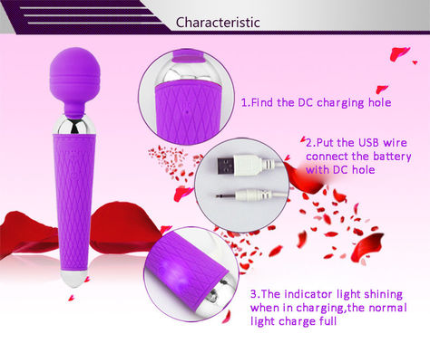 Vibrator de bala Mini Vibrator de vagem Vibrator de mamadeira Massagem de masturbação