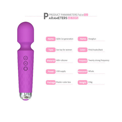 Dispositivo de Massagem de Vibração de 8 Velocidades 205mm G Spot Vibrator Sex Toy Body Pussy