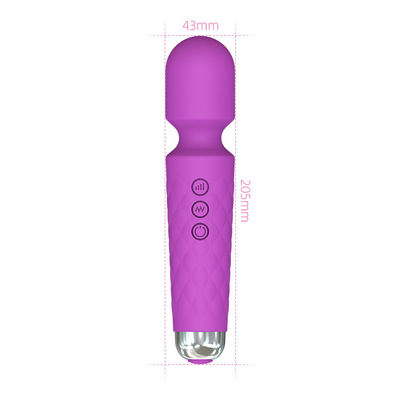 Dispositivo de Massagem de Vibração de 8 Velocidades 205mm G Spot Vibrator Sex Toy Body Pussy