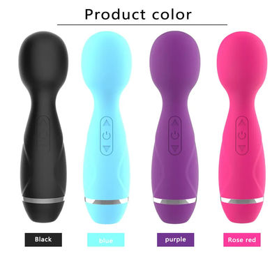 Mini Wireless Japão AV Bastão meninas mamando rata Vibrator Bastão de Massagem Negro
