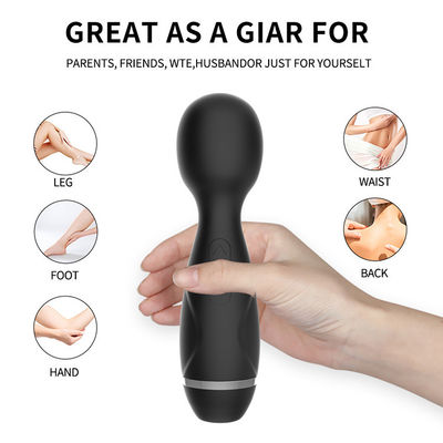 Mini Wireless Japão AV Bastão meninas mamando rata Vibrator Bastão de Massagem Negro
