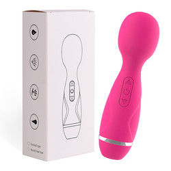 Mini Wireless Japão AV Bastão meninas mamando rata Vibrator Bastão de Massagem Negro