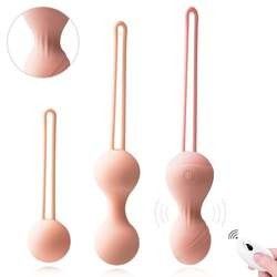Remote Vibrating Kegel Ball 20,5 x 4,3 x 4,3 cm Kegel Ball Para Homens 250g