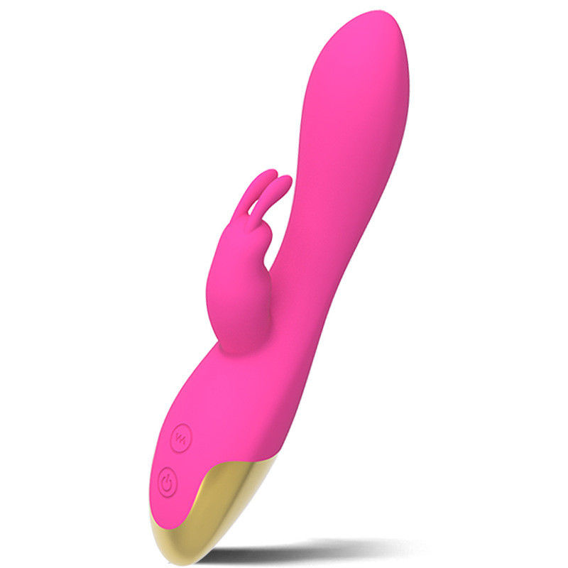 Brinquedos sexuais recarregáveis com ponto G, à prova d'água, massagista do clítoris de coelho, vibrador para mulheres.