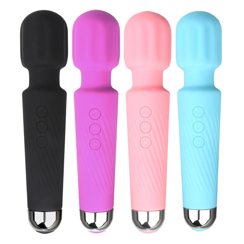 Mulher brinquedos sexuais de silicone massagista varinha mágica portátil recarregável vibrador para o clitóris